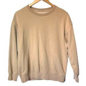 American Eagle beige crewneck sweatshirt XS